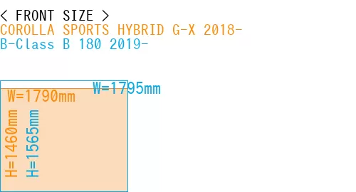 #COROLLA SPORTS HYBRID G-X 2018- + B-Class B 180 2019-